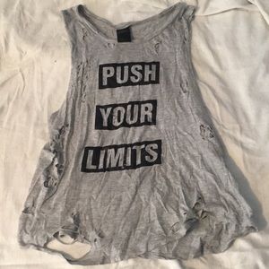 “Push your limits” tank! Brand new!